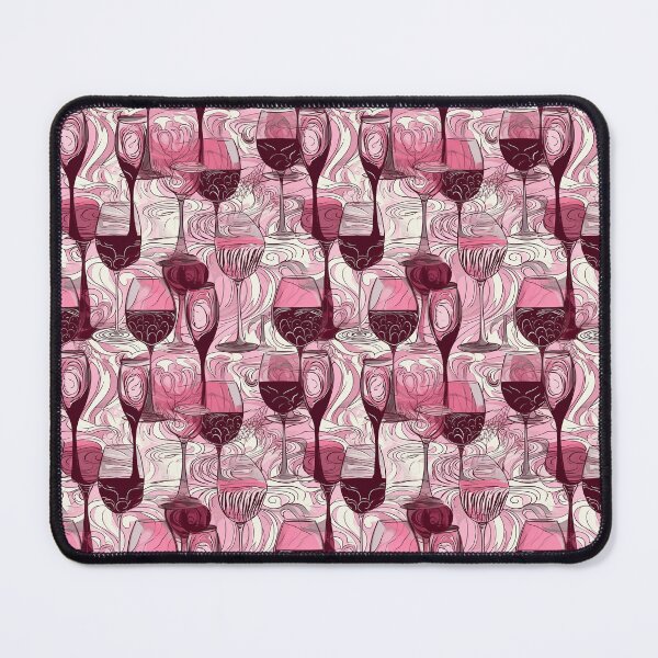 Item preview, Pink, red & white wine glass collage designed and sold by evlmpire.