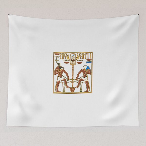 Item preview, Horus and Seth Uniting the Two Lands designed and sold by Ta'wy Ancient Egyptian Merchandise.