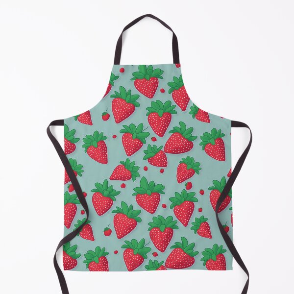 Item preview, Red Strawberry Summer Pattern designed and sold by Digi Artworks Store.