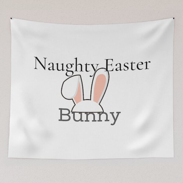 Item preview, naughty easter bunny  designed and sold by christyallred.