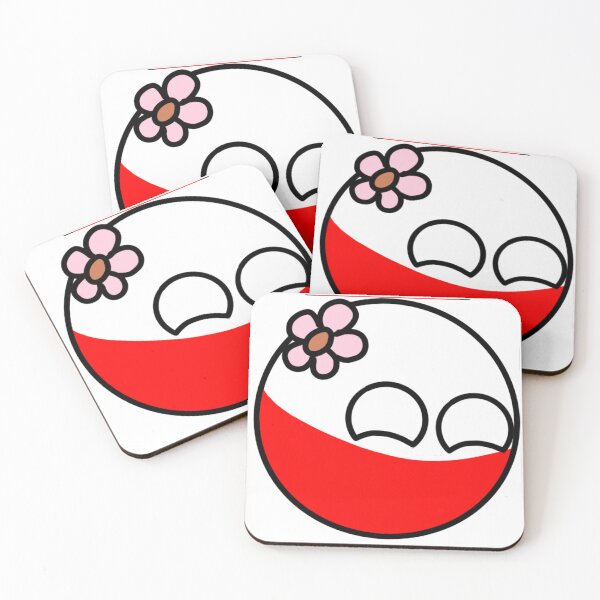 Item preview, countryballs with flower polandball designed and sold by Countryballs Shop.