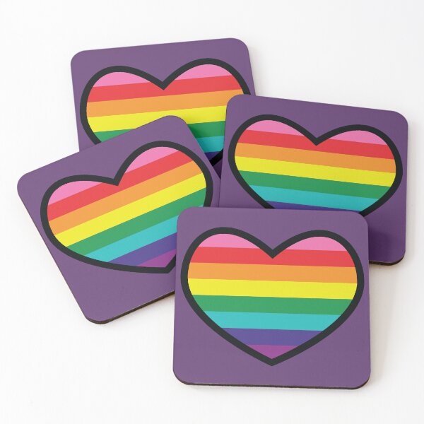 Item preview, Original Rainbow Flag Heart designed and sold by deadbeatprince-typography.