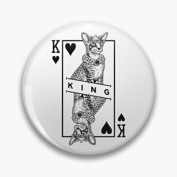 Item preview, Oriental Shorthair Cat Lover King Of Hearts Funny Pop Art designed and sold by GrandeDuc.