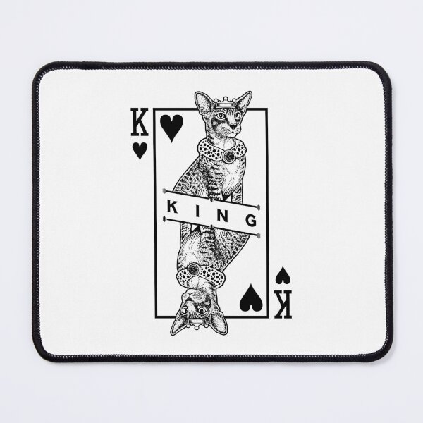 Item preview, Oriental Shorthair Cat Lover King Of Hearts Funny Pop Art designed and sold by GrandeDuc.