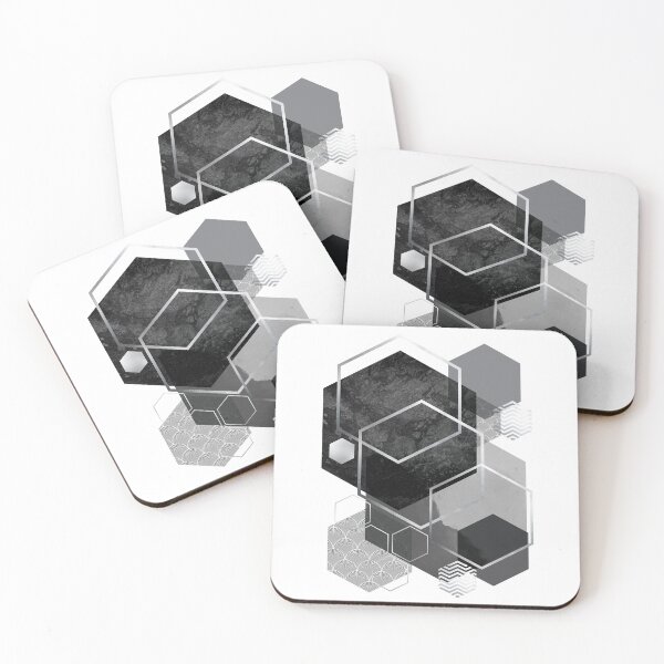 Item preview, Black and Silver Geometric designed and sold by UrbanEpiphany.