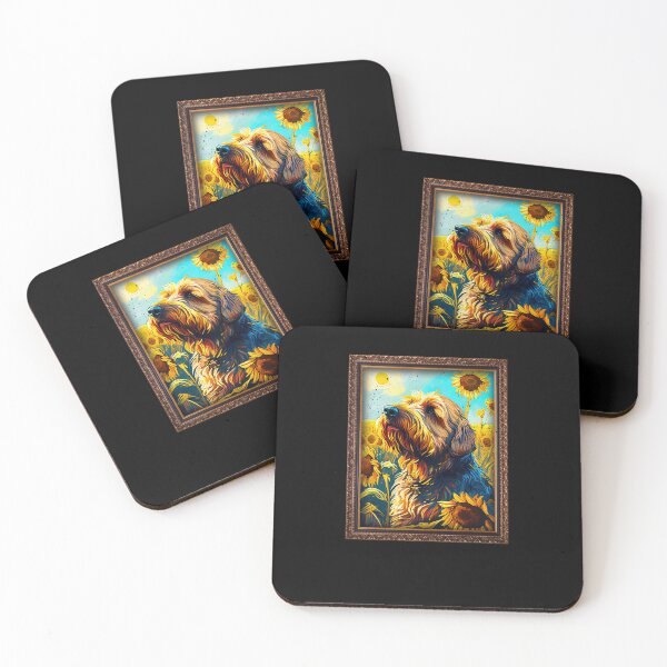 Item preview, Otterhound Sunflower Painting Adorable Dog designed and sold by rafaeltto.