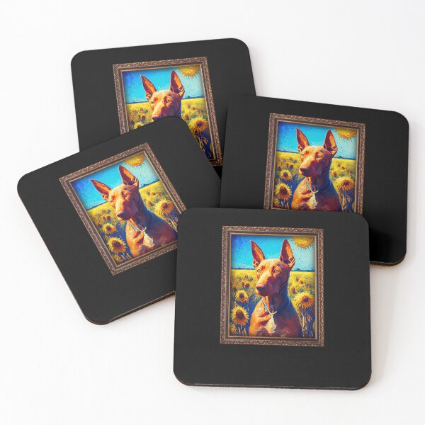 Item preview, Pharaoh Hound Sunflower Painting Adorable Dog designed and sold by rafaeltto.