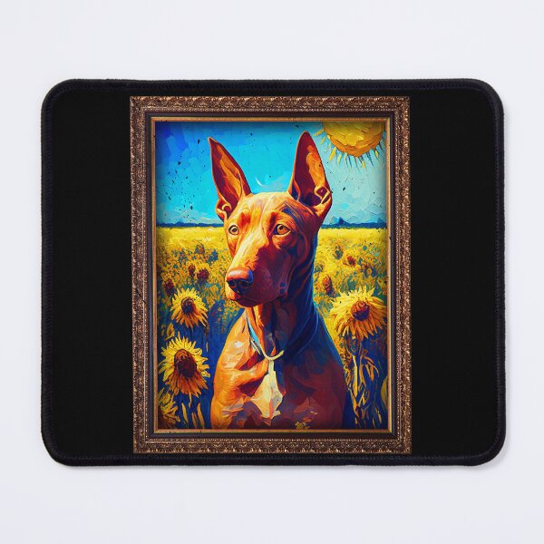 Item preview, Pharaoh Hound Sunflower Painting Adorable Dog designed and sold by rafaeltto.