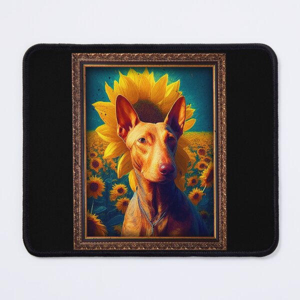 Item preview, Pharaoh Hound Sunflower Painting Adorable Dog designed and sold by rafaeltto.