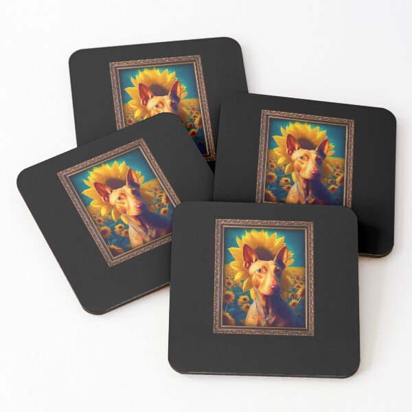Item preview, Pharaoh Hound Sunflower Painting Adorable Dog designed and sold by rafaeltto.