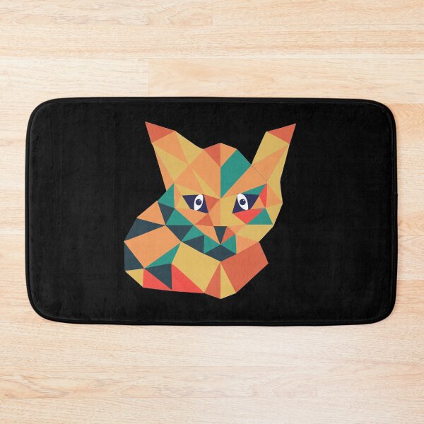 Item preview, Geometric cat designed and sold by Pasan-hpmm.