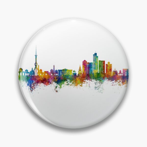 Item preview, Tashkent Uzbekistan Skyline designed and sold by ArtPrints.