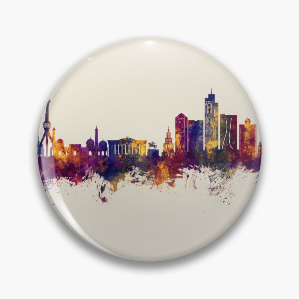 Item preview, Tashkent Uzbekistan Skyline designed and sold by ArtPrints.