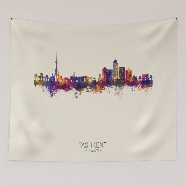 Item preview, Tashkent Uzbekistan Skyline designed and sold by ArtPrints.