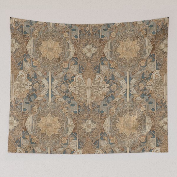 Item preview, Classical Art Nouveau Floral Seamless Pattern designed and sold by HoseasArt.