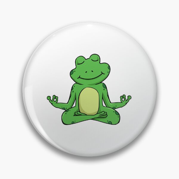 Item preview, CUTE FROG IN MEDITATION designed and sold by HonorBoyer.