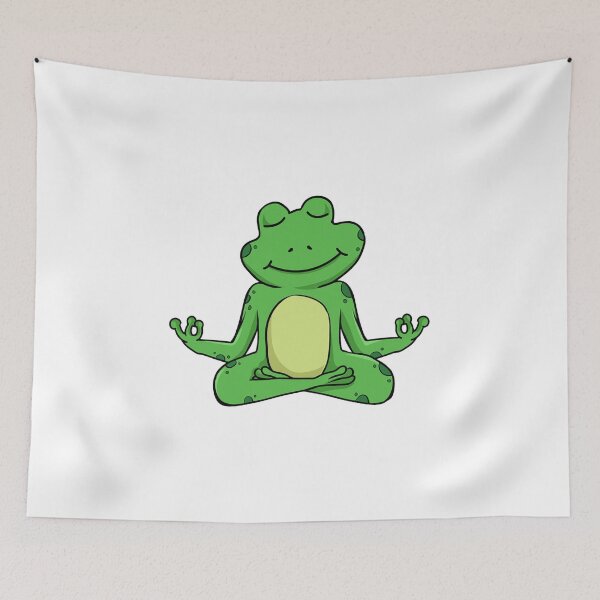 Item preview, CUTE FROG IN MEDITATION designed and sold by HonorBoyer.