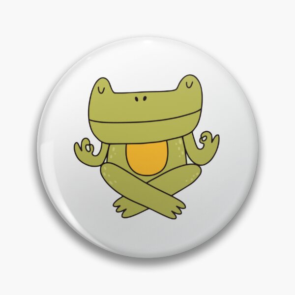 Item preview, CUTE FROG IN MEDITATION designed and sold by HonorBoyer.