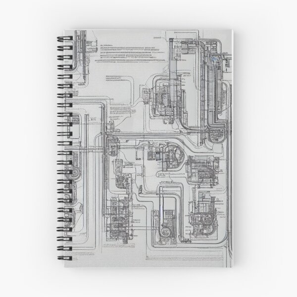 Item preview, Schematics Seamless Pattern designed and sold by HoseasArt.