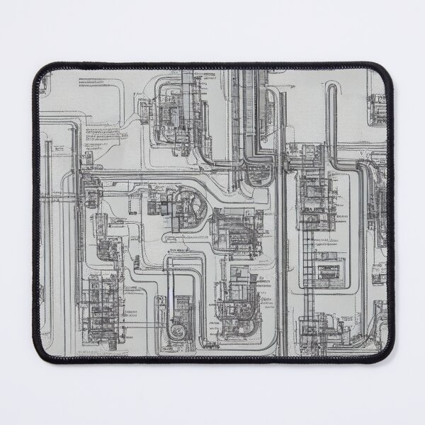 Item preview, Schematics Seamless Pattern designed and sold by HoseasArt.