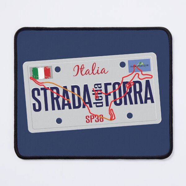 Item preview, Strada Della Forra Italy Italia Motorcycle Lago Di Garda T-Shirt Sticker 01 designed and sold by OuterShellUK.