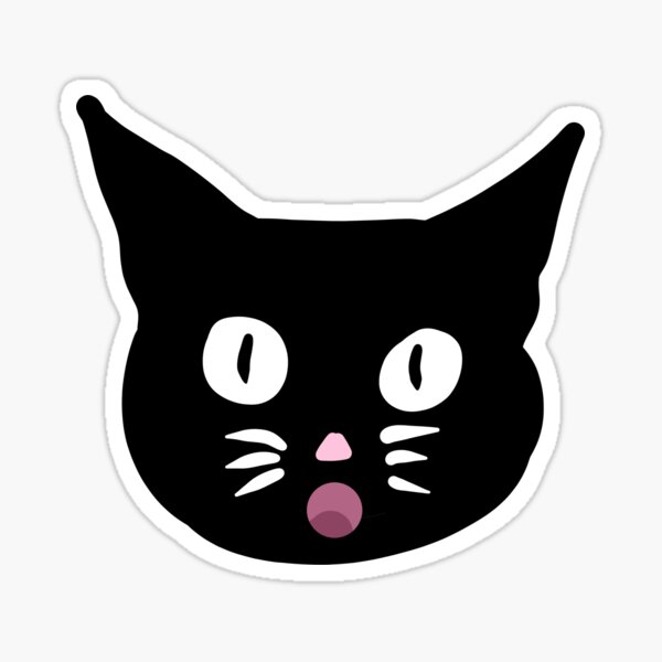 Item preview, Surprised Cat Pattern / Funny and Shocked Kitten Face Illustration designed and sold by impressionofmel.