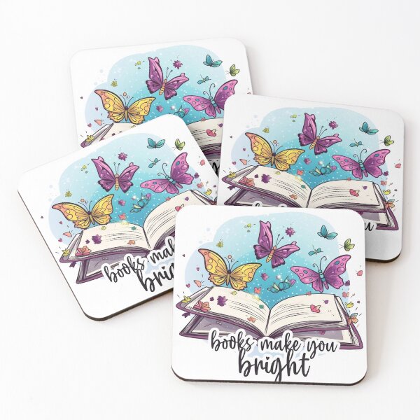 Artikelvorschau, Books make you bright entworfen und verkauft von knuppify.