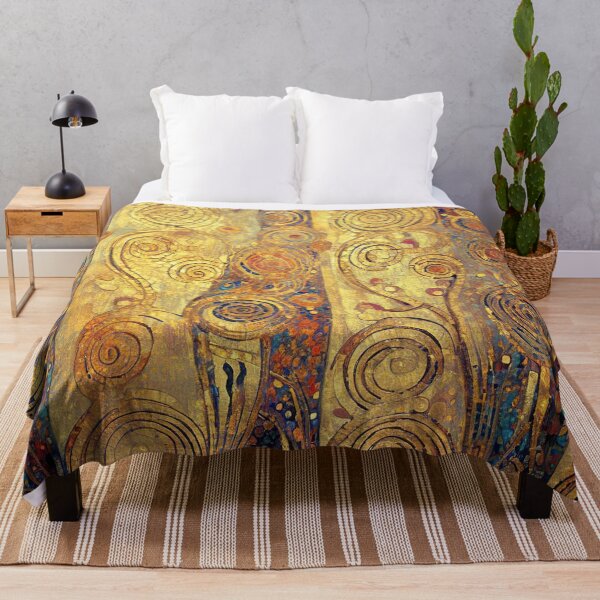 Item preview, Gustav Klimt Gold Floral designed and sold by maniacfitness.