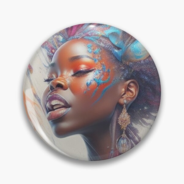 Item preview, African Queen Splash Art designed and sold by HoseasArt.