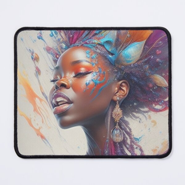 Item preview, African Queen Splash Art designed and sold by HoseasArt.