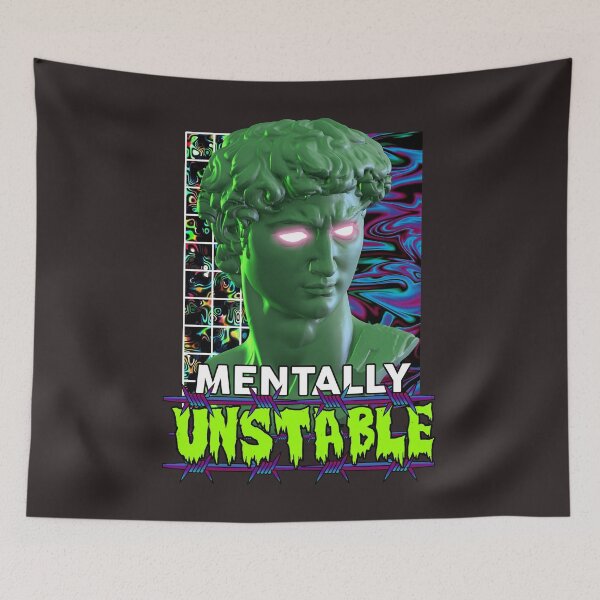 Item preview, Mentally Unstable (Green Variant) designed and sold by danylucker.
