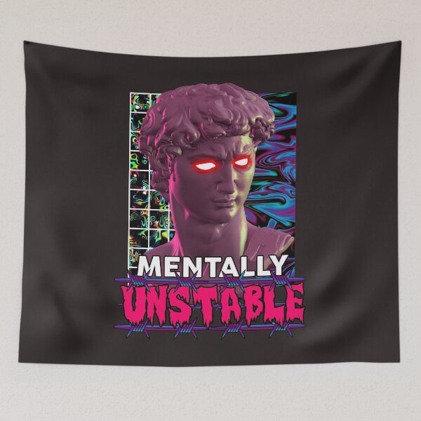 Item preview, Mentally Unstable (Magenta Variant) designed and sold by danylucker.