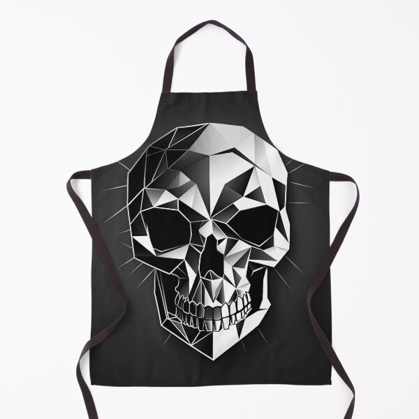 Item preview, A stylish Skull white on black designed and sold by taoman.