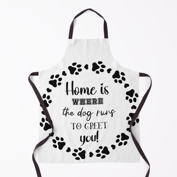 Item preview, "Home is where the dog runs to greet you" - beautiful quote about dogs designed and sold by Jenson Major.