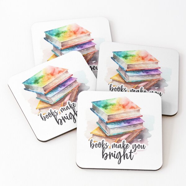 Artikelvorschau, Books make you bright entworfen und verkauft von knuppify.