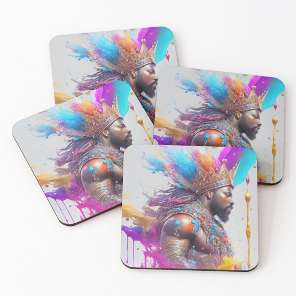 Item preview, Strong African King Splash Art designed and sold by HoseasArt.