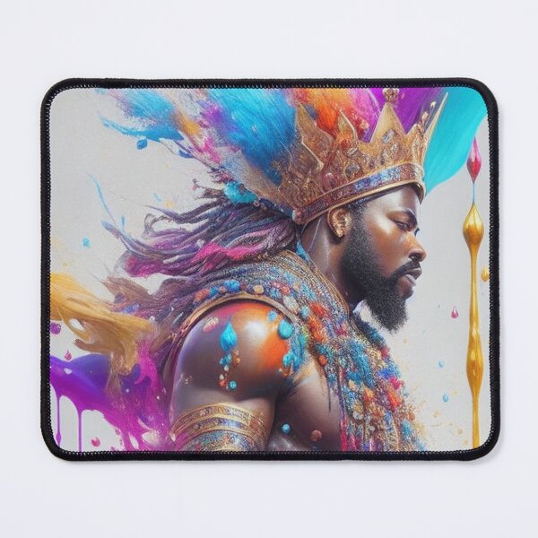 Item preview, Strong African King Splash Art designed and sold by HoseasArt.