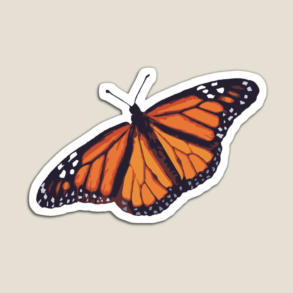 Monarch Butterfly Sticker