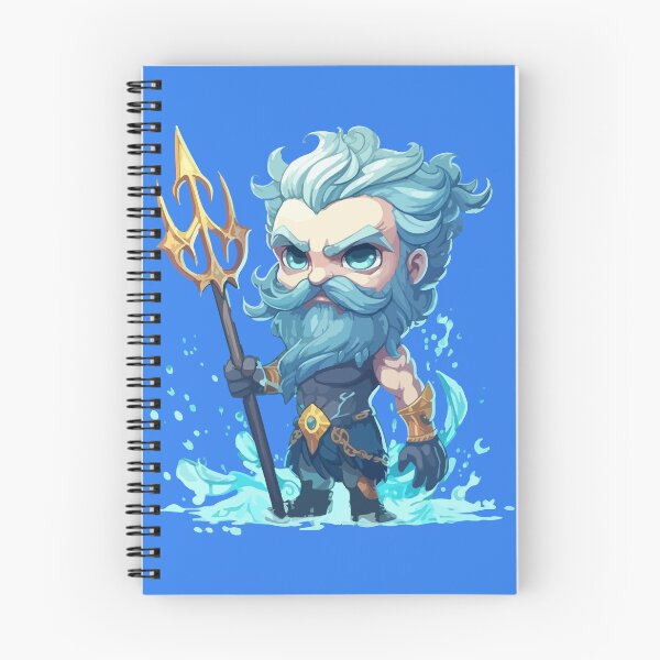Aperçu de l'œuvre Chibi Pantheon Collection: Poseidon God of the Seas créée et vendue par Arncil.
