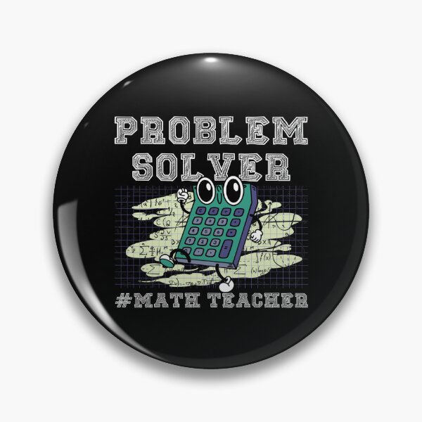 Item preview, PROBLEM SOLVER #MATH TEACHER - FUNNY MATH designed and sold by KatisDesign.