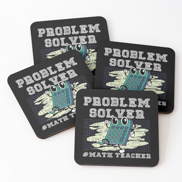 Item preview, PROBLEM SOLVER #MATH TEACHER - FUNNY MATH designed and sold by KatisDesign.