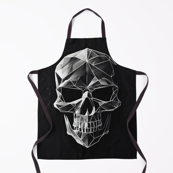 Item preview, A stylish Skull white on black designed and sold by taoman.