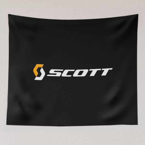 Item preview, simple orange white scott bike logo designed and sold by rockyrewelle.