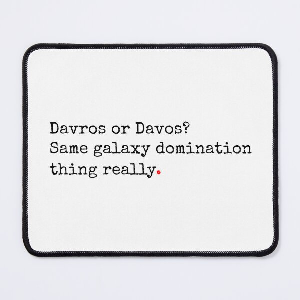 Item preview, Davros or Davos? designed and sold by SW-WordWarThree.