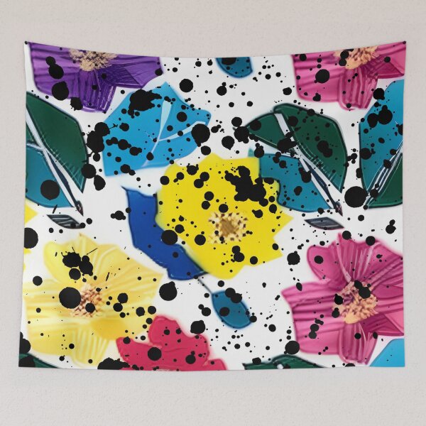 Item preview, Abstract Floral Paint Splatter designed and sold by calibrit.