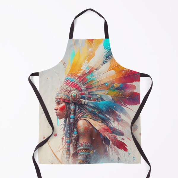 Item preview, Native American Chief Splash Art designed and sold by HoseasArt.