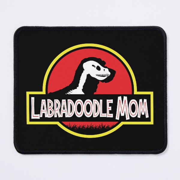 Item preview, (For Dark Background) Jurassic Labradoodle Mom designed and sold by More Cute Dogs.