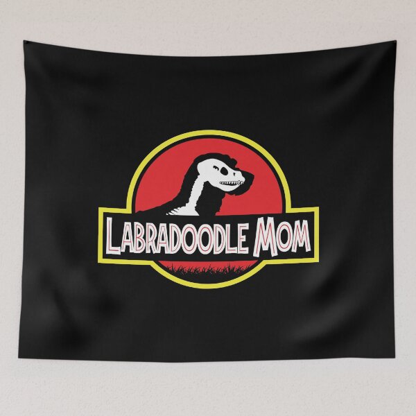 Item preview, (For Dark Background) Jurassic Labradoodle Mom designed and sold by More Cute Dogs.