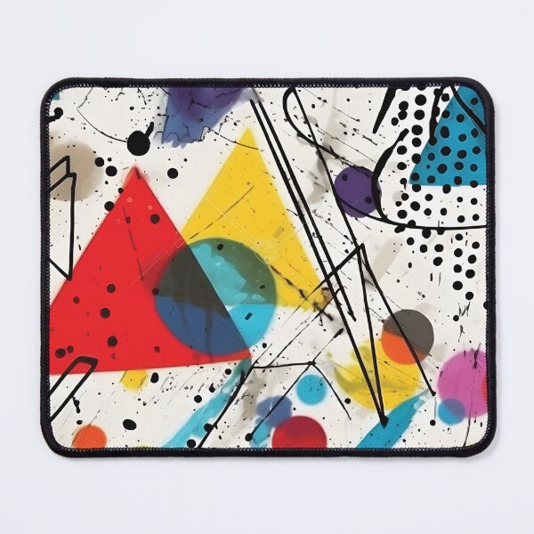 Item preview, Colorful Shapes Memphis Style Patterns designed and sold by PatternBestFan.