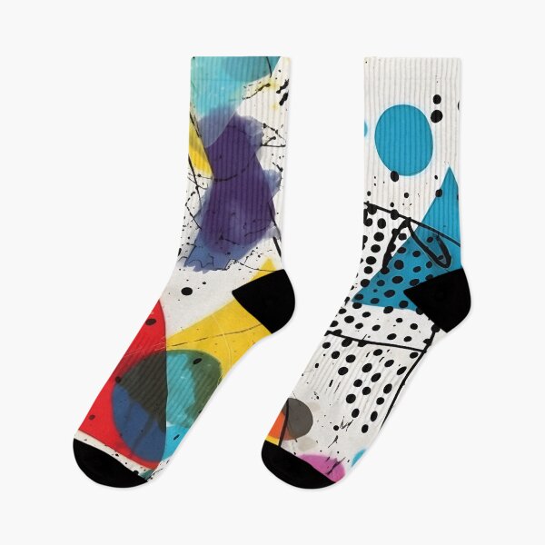 Item preview, Colorful Shapes Memphis Style Patterns designed and sold by PatternBestFan.